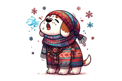 shivering dog