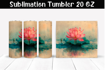 Lotus Tumbler Wrap 20 oz