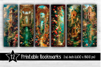 Renaissance Bookmarks Printable 2x6 inch