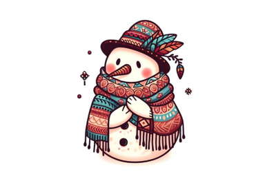 Shivering snowman