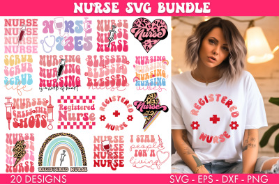 Nurse SVG Bundle Sublimation Cut file