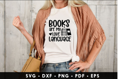 Books Are My Love Language, Reading SVG