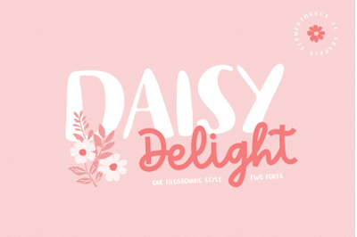 Daisy Delight - Blooming Font Duo