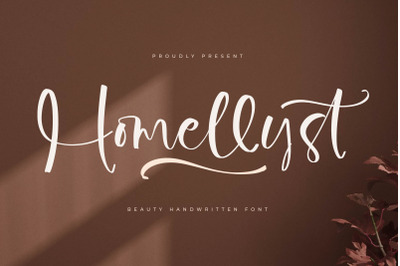 Homellyst - Beauty Handwritten Font