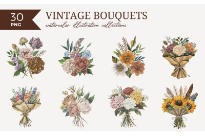 Vintage Floral Bouquet