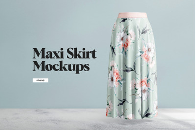 Maxi Skirt Mockups