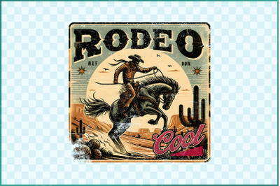 Retro 90s Cowboy PNG - Vintage Western Shirt Design