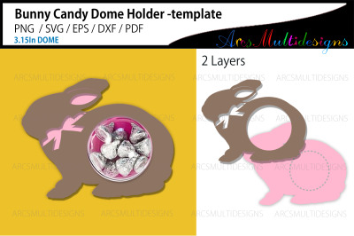 Bunny candy dome holder