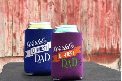 World&#039;s Okayest Dad | SVG | PNG | DXF | EPS