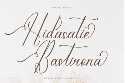 Hidasatie Bastirona - Modern Beauty Calligraphy