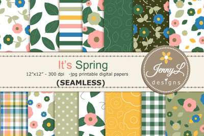 Spring SEAMLESS Digital papers