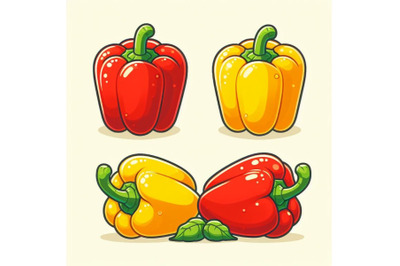 Bell peppers clipart