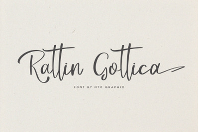 Rattin Gotica Elegant Script Font