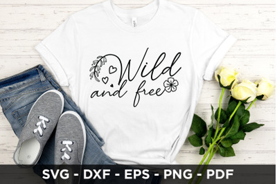 Wild and Free SVG&2C; DXF&2C; PNG&2C; EPS&2C; PDF