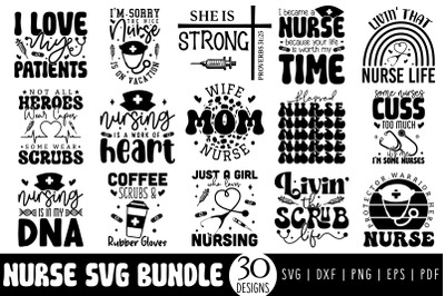 Nurse SVG Design Bundle