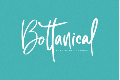 Bottanical Handwritten Font