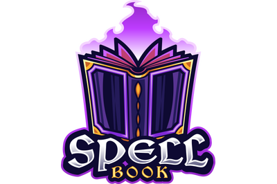 Spell book esport mascot logo design