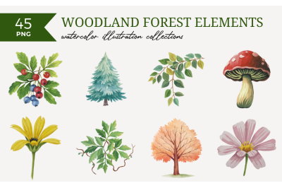 Woodland Forest Elements
