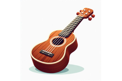 an ukulele isolated on white background