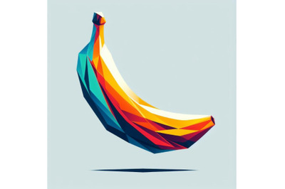 Beautiful abstract geometry  pattern banana