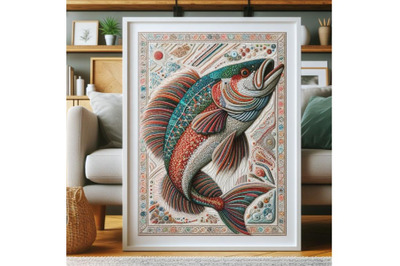 Beautiful fish wall print