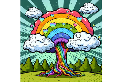 The rainbow tree