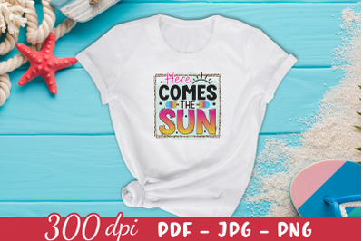 Here Comes the Sun PNG, Summer Sublimation