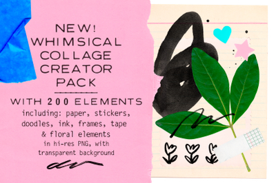 New! Whimsical Collage Creator