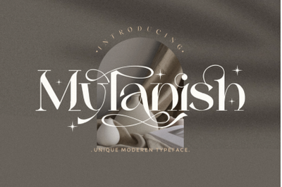 Mylanish _ unique modern typeface
