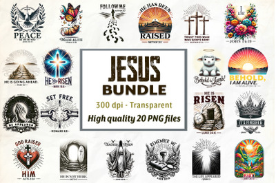 Jesus Sublimation Bundle-240321