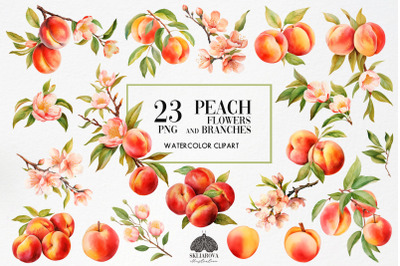 Peach Flowers and Branches
