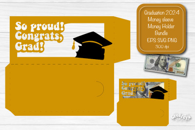 Graduation money holder SVG Graduation Gift Money sleeve SVG Card
