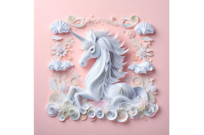 Paper made unicorn