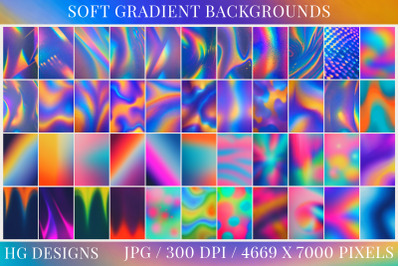 Soft Grainy Gradient Backgrounds