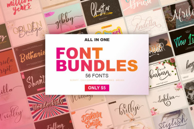 All in one Font Bundles