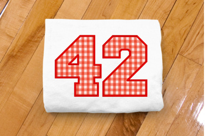 Varsity Numbers Bundle | Applique Embroidery