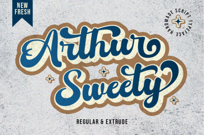 Arthur Sweety - Retro Script