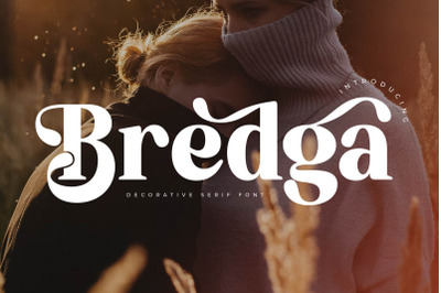 Bredga - Decorative Serif Font