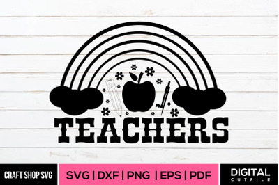 Teachers SVG, Teacher Love SVG Cut File