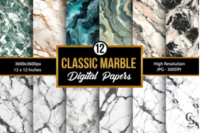 Classic Marble Seamless Backgrounds