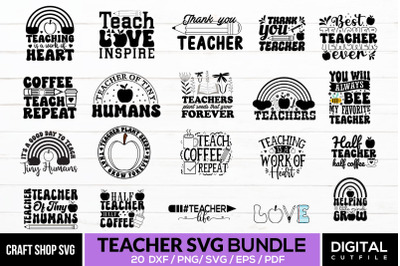 Teacher Quotes SVG Bundle, Bundle SVG