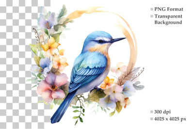 Watercolor Bird Clipart