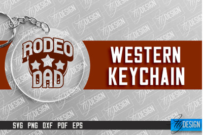 Western Keychain SVG Design | Wild West SVG Design | Cowboy SVG