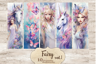 Fairy Bookmarks | Print And Cut Set