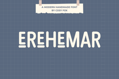 Erehemar Thin Bold Font