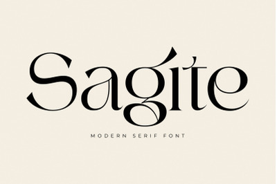 Sagite - Modern Serif Font