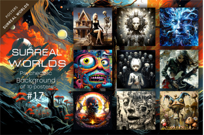 Bundle Surreal worlds 17. Psychedelic.