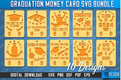 Graduation Money Card | Class 2024 | Grad SVG Quotes | Greeting Money