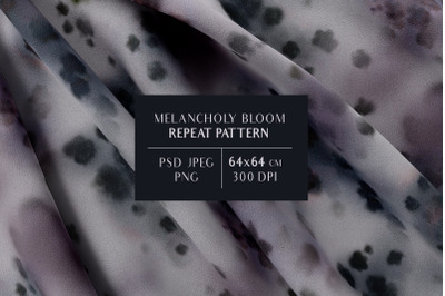 Melancholy Bloom Seamless Pattern