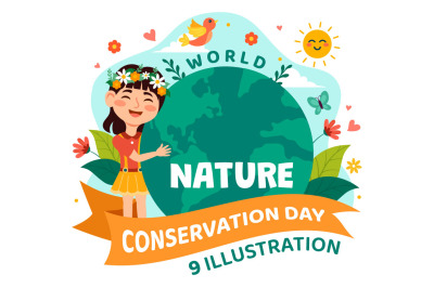 9 World Nature Conservation Day Illustration
